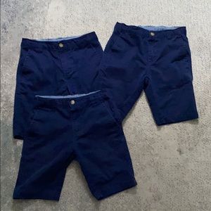 Chaps Navy blue uniform shorts